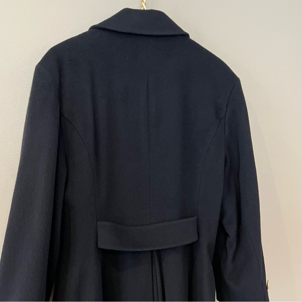 Perry Ellis Black Pea Coat - Picture 5 of 13